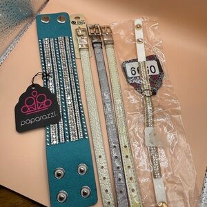 Paparazzi Bracelet & Nuo-Cen IPPO Bracelet Bands lot of (5)